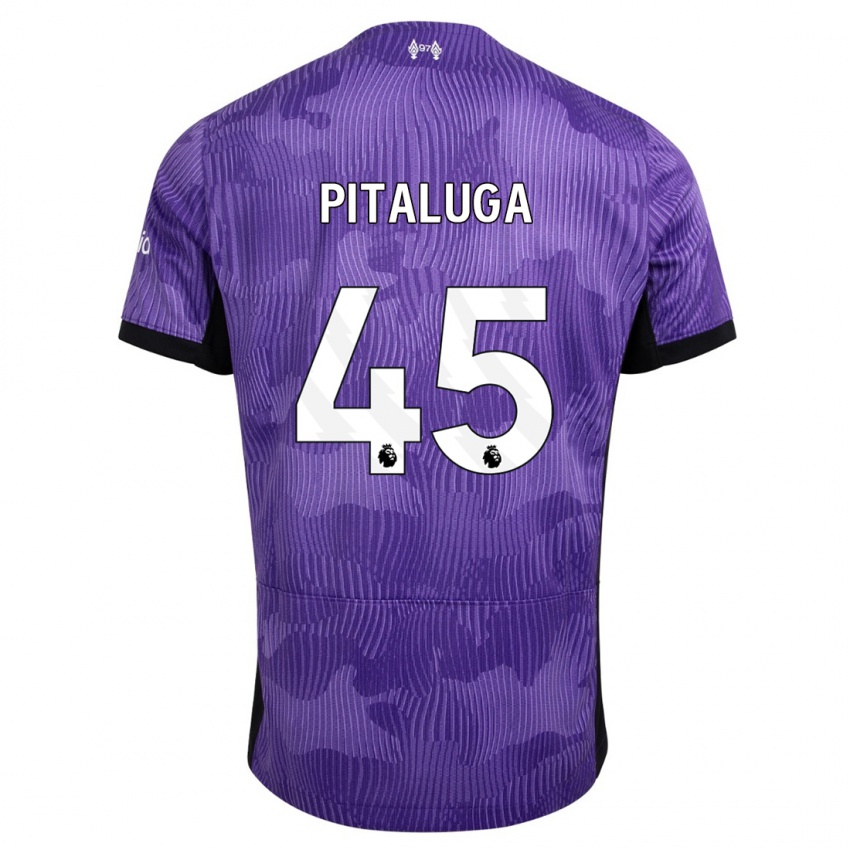 Hombre Camiseta Marcelo Pitaluga #45 Púrpura Equipación Tercera 2023/24 La Camisa Argentina
