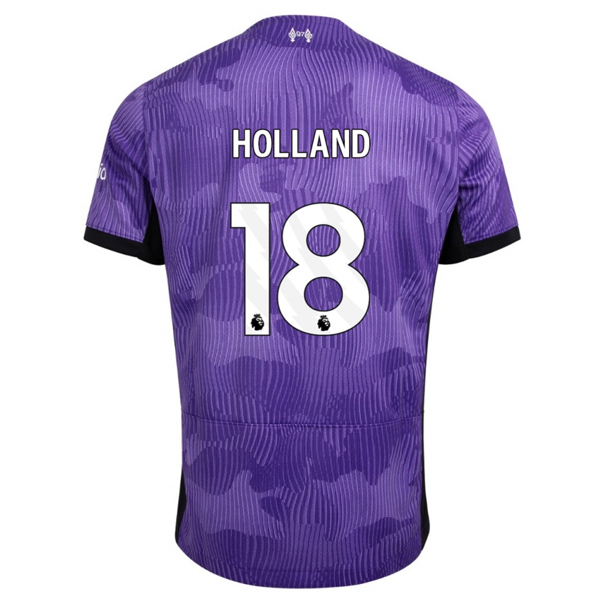 Hombre Camiseta Ceri Holland #18 Púrpura Equipación Tercera 2023/24 La Camisa Argentina