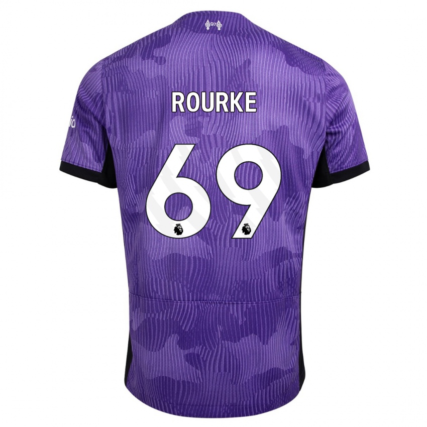 Hombre Camiseta Fidel O'rourke #69 Púrpura Equipación Tercera 2023/24 La Camisa Argentina