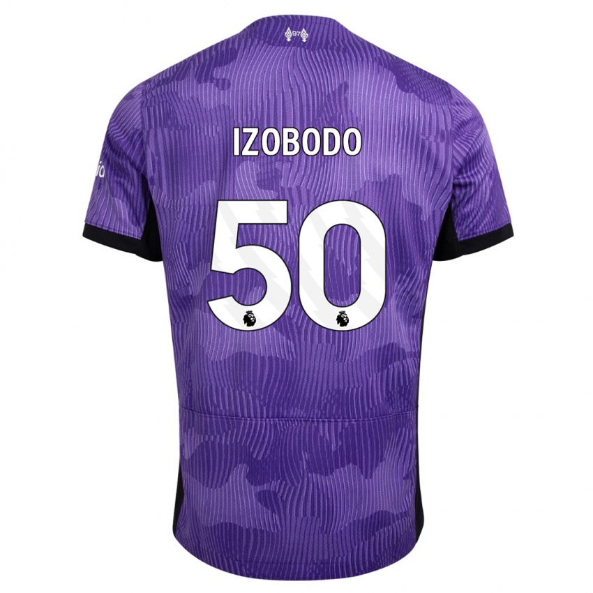 Hombre Camiseta Elijah Izobodo John #50 Púrpura Equipación Tercera 2023/24 La Camisa Argentina