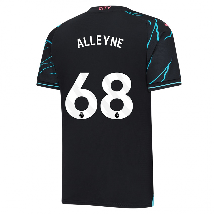 Hombre Camiseta Max Alleyne #68 Azul Oscuro Equipación Tercera 2023/24 La Camisa Argentina