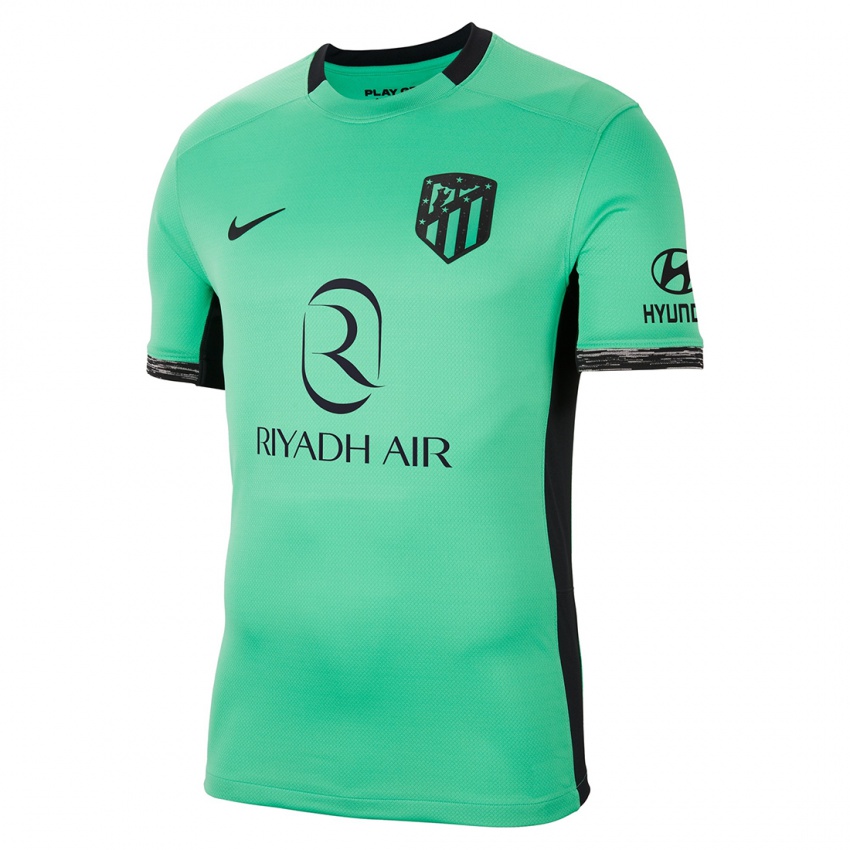 Hombre Camiseta Marcos Llorente #14 Primavera Verde Equipación Tercera 2023/24 La Camisa Argentina