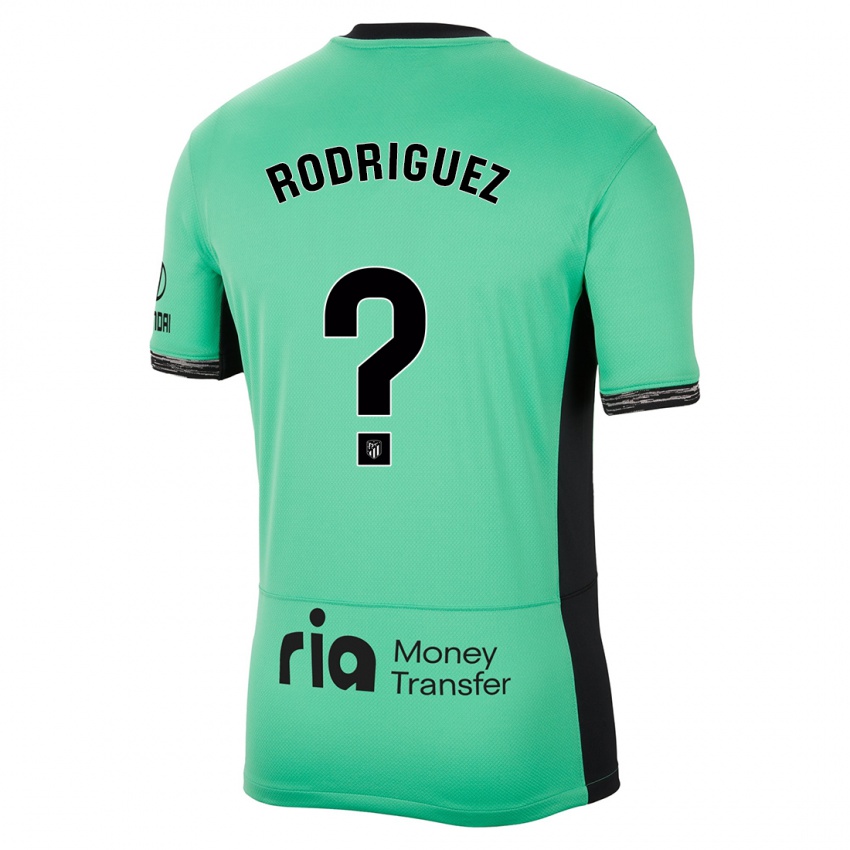 Hombre Camiseta Adrian Rodriguez #0 Primavera Verde Equipación Tercera 2023/24 La Camisa Argentina