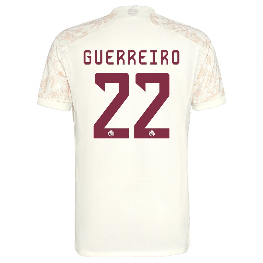 Hombre Camiseta Raphaël Guerreiro #22 Blanquecino Equipación Tercera 2023/24 La Camisa Argentina