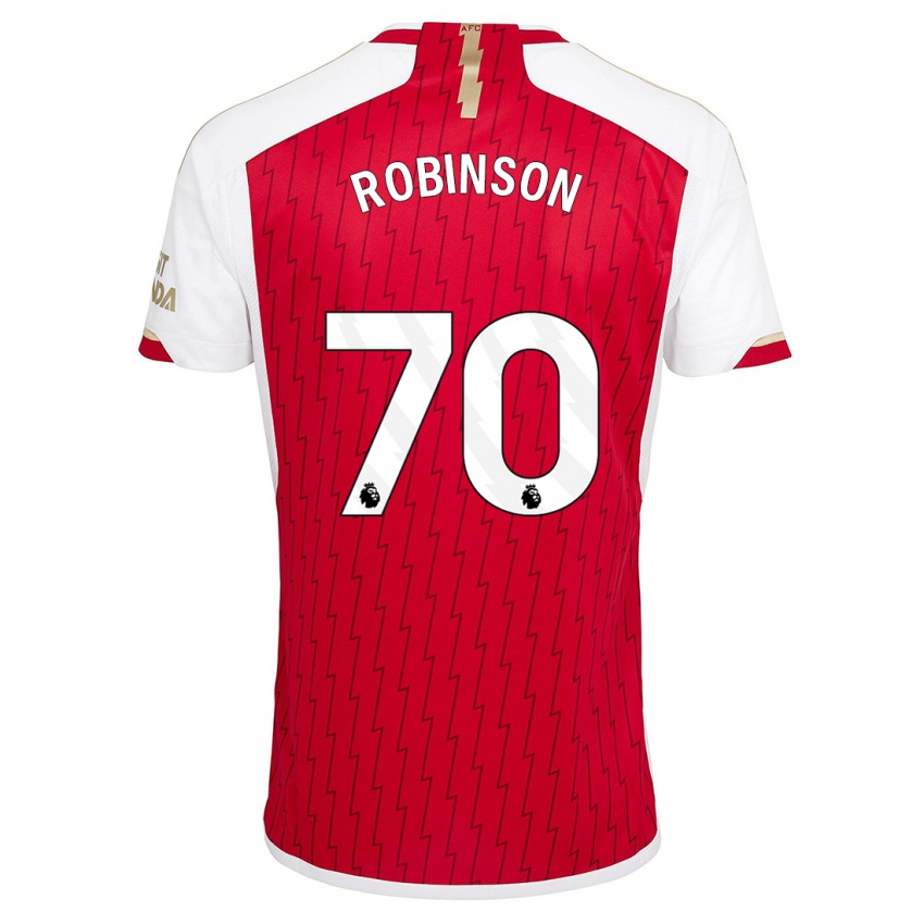 Mujer Camiseta Josh Robinson #70 Rojo 1ª Equipación 2023/24 La Camisa Argentina