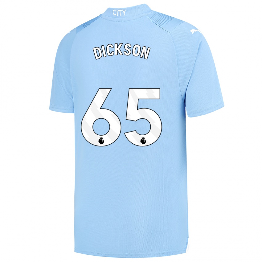 Mujer Camiseta Will Dickson #65 Azul Claro 1ª Equipación 2023/24 La Camisa Argentina