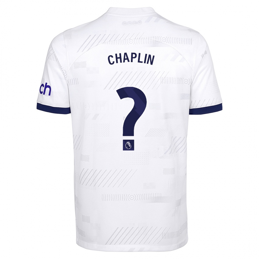 Mujer Camiseta Archie Chaplin #0 Blanco 1ª Equipación 2023/24 La Camisa Argentina