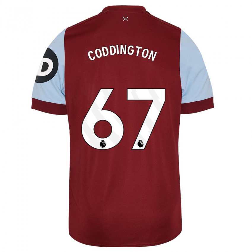 Mujer Camiseta Remy Coddington #67 Granate 1ª Equipación 2023/24 La Camisa Argentina