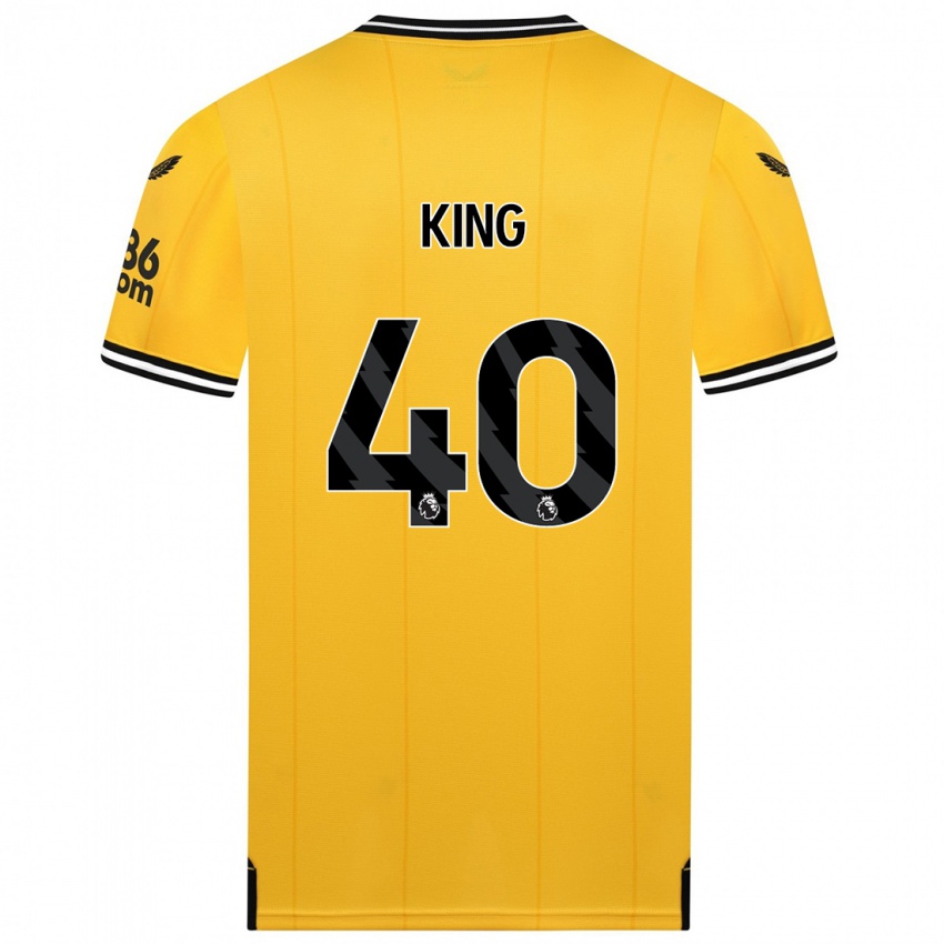 Mujer Camiseta Tom King #40 Amarillo 1ª Equipación 2023/24 La Camisa Argentina