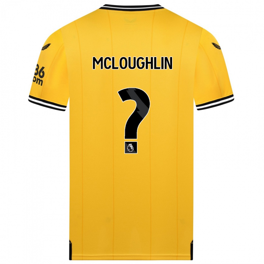 Mujer Camiseta Lee Mcloughlin #0 Amarillo 1ª Equipación 2023/24 La Camisa Argentina
