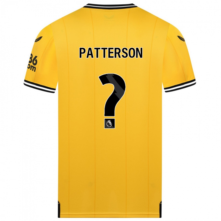Mujer Camiseta Lennon Patterson #0 Amarillo 1ª Equipación 2023/24 La Camisa Argentina