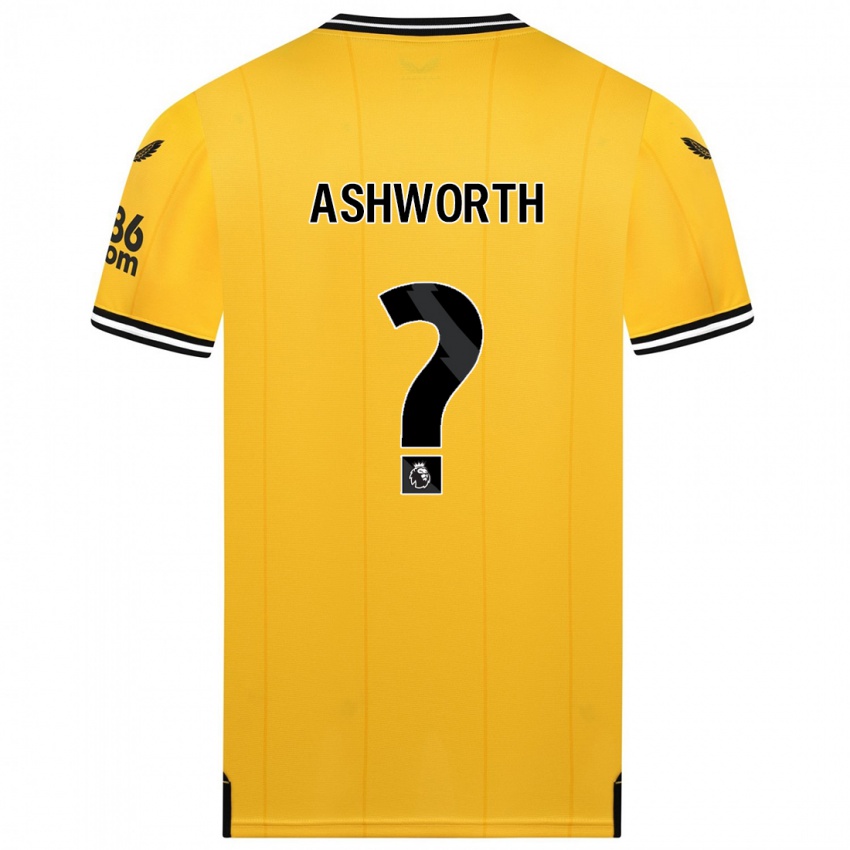 Mujer Camiseta Fin Ashworth #0 Amarillo 1ª Equipación 2023/24 La Camisa Argentina