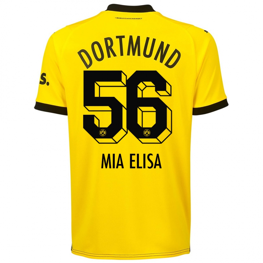 Mujer Camiseta Bomnuter Mia Elisa #56 Amarillo 1ª Equipación 2023/24 La Camisa Argentina