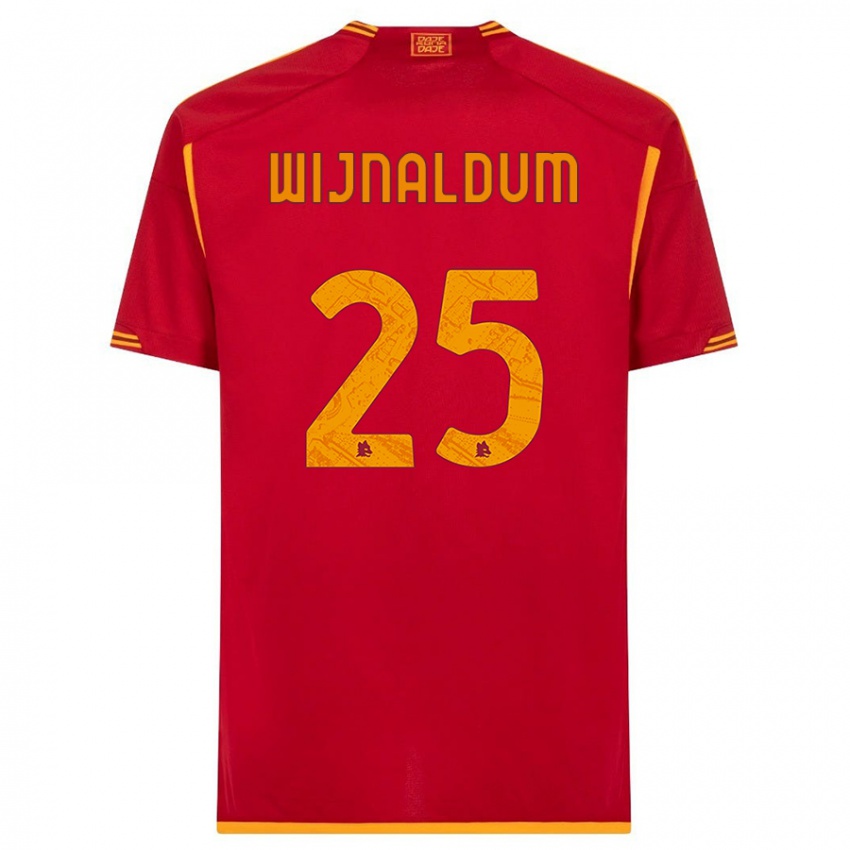 Mujer Camiseta Georginio Wijnaldum #25 Rojo 1ª Equipación 2023/24 La Camisa Argentina