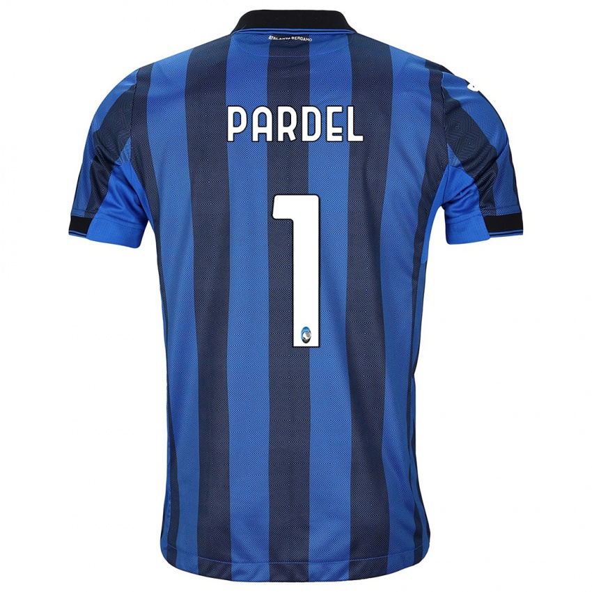 Mujer Camiseta Piotr Pardel #1 Azul Negro 1ª Equipación 2023/24 La Camisa Argentina