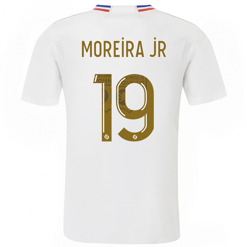 Mujer Camiseta Diego Moreira #0 Blanco 1ª Equipación 2023/24 La Camisa Argentina