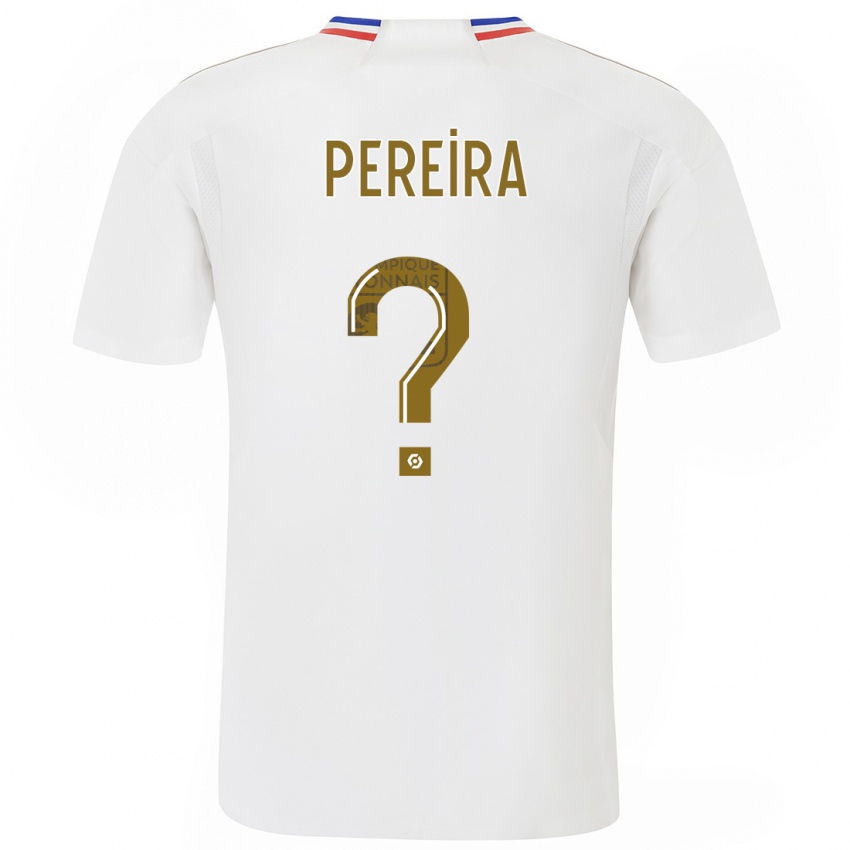 Mujer Camiseta Mateo Pereira #0 Blanco 1ª Equipación 2023/24 La Camisa Argentina