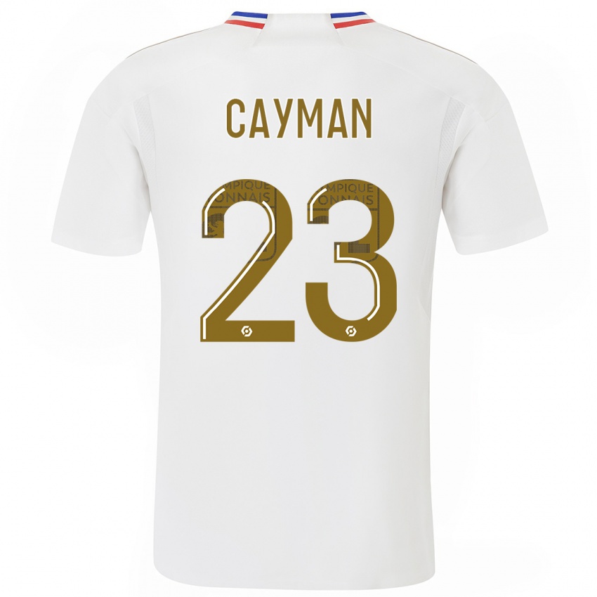 Mujer Camiseta Janice Cayman #23 Blanco 1ª Equipación 2023/24 La Camisa Argentina