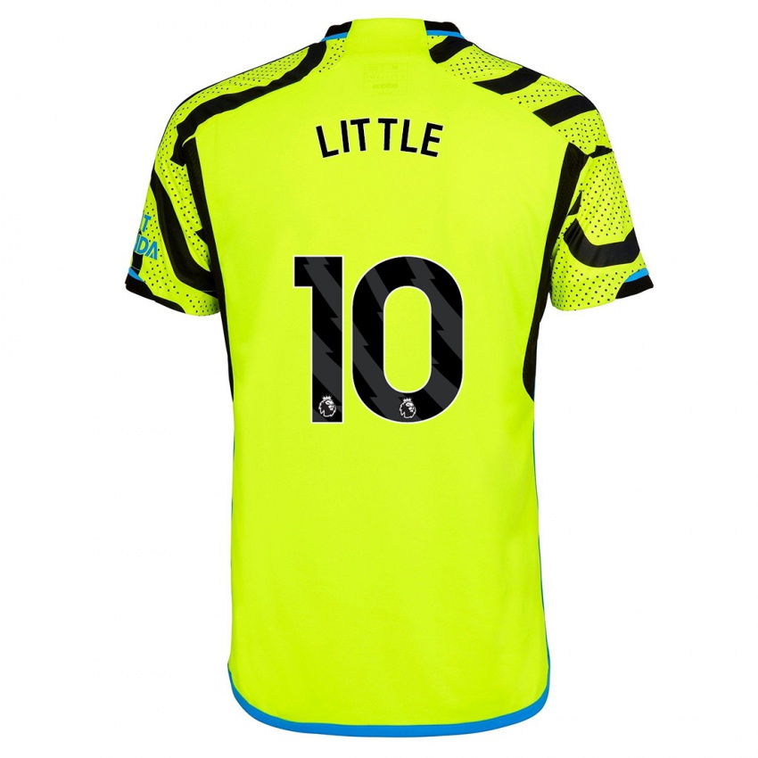 Mujer Camiseta Kim Little #10 Amarillo 2ª Equipación 2023/24 La Camisa Argentina