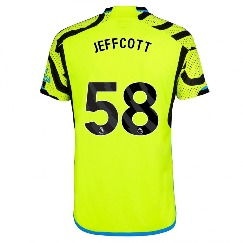 Mujer Camiseta Henry Jeffcott #58 Amarillo 2ª Equipación 2023/24 La Camisa Argentina