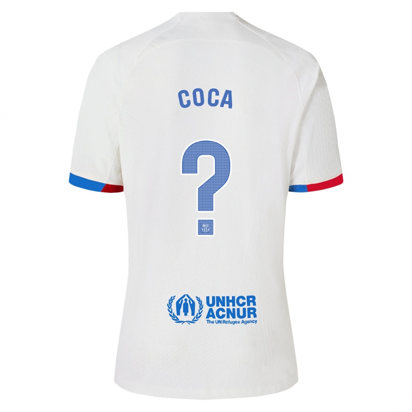 Mujer Camiseta Jan Coca #0 Blanco 2ª Equipación 2023/24 La Camisa Argentina