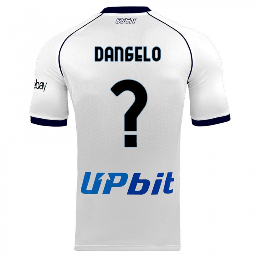 Mujer Camiseta Raffaele Dangelo #0 Blanco 2ª Equipación 2023/24 La Camisa Argentina