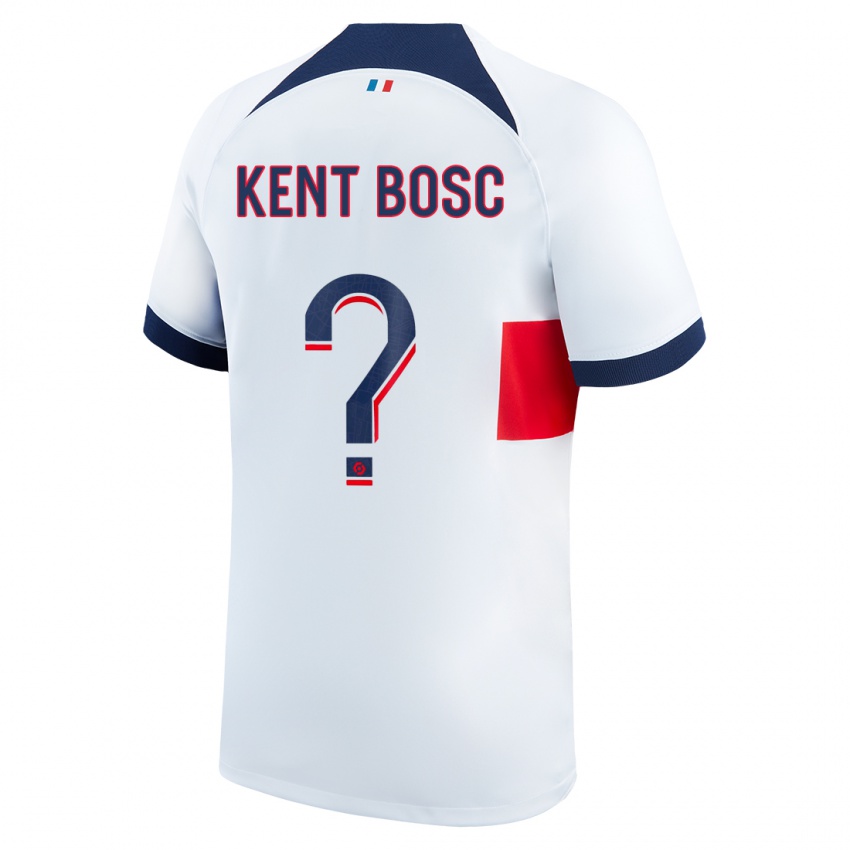 Mujer Camiseta Lou Kent Bosc #0 Blanco 2ª Equipación 2023/24 La Camisa Argentina