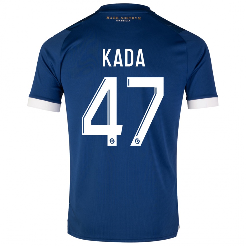 Mujer Camiseta Joakim Kada #47 Azul Oscuro 2ª Equipación 2023/24 La Camisa Argentina