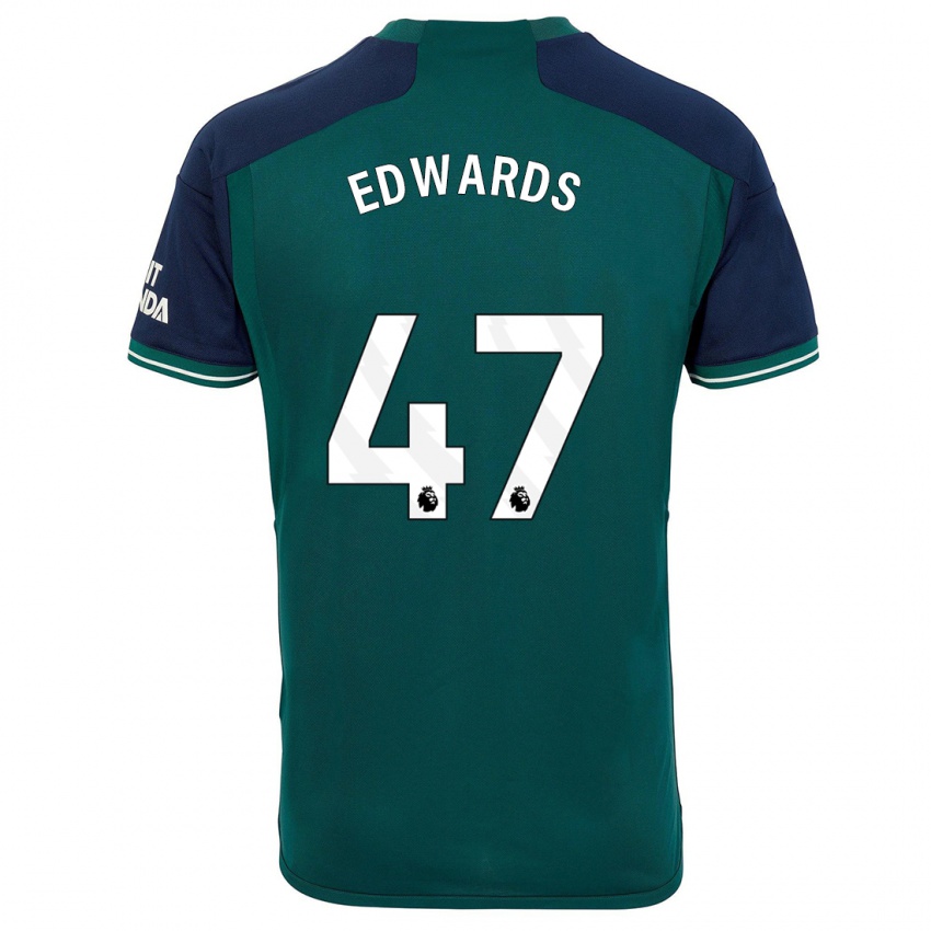 Mujer Camiseta Khayon Edwards #47 Verde Equipación Tercera 2023/24 La Camisa Argentina
