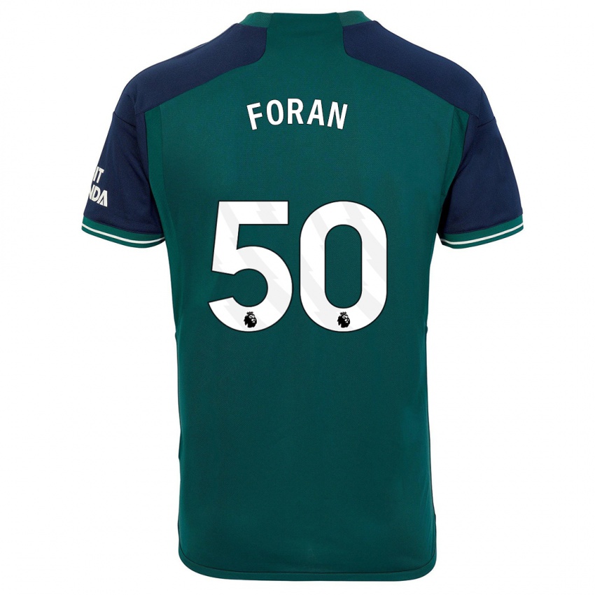 Mujer Camiseta Taylor Foran #50 Verde Equipación Tercera 2023/24 La Camisa Argentina