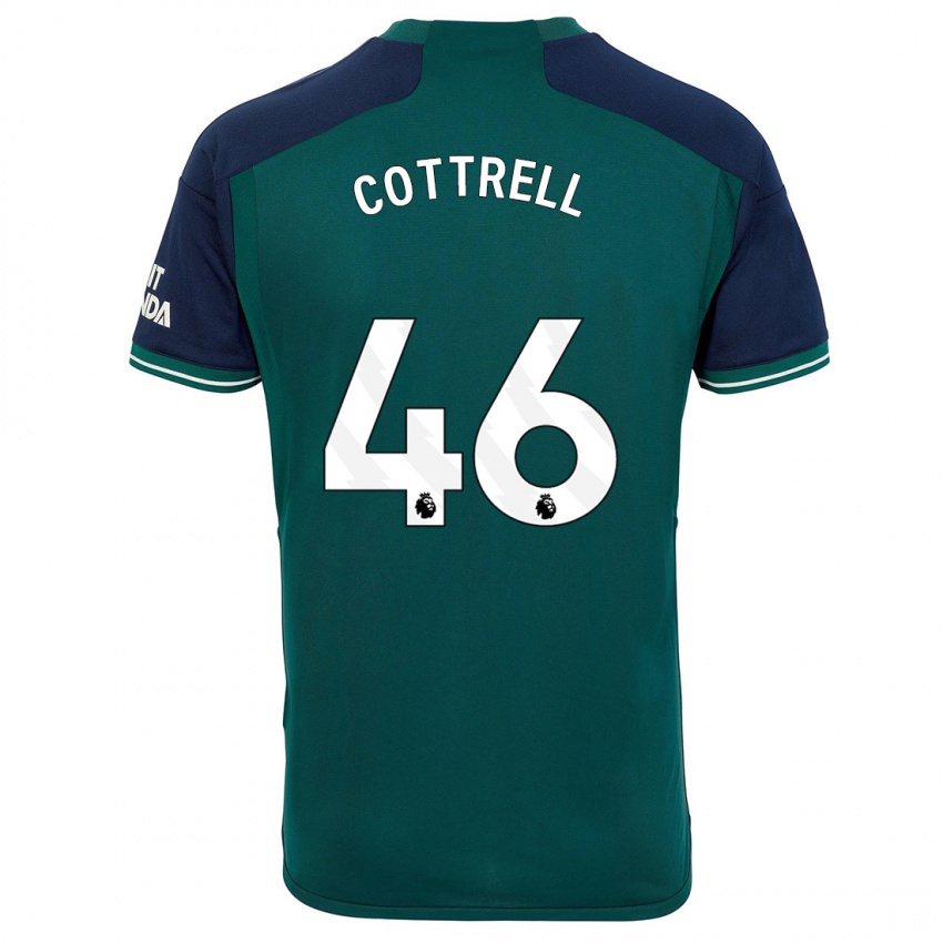 Mujer Camiseta Ben Cottrell #46 Verde Equipación Tercera 2023/24 La Camisa Argentina