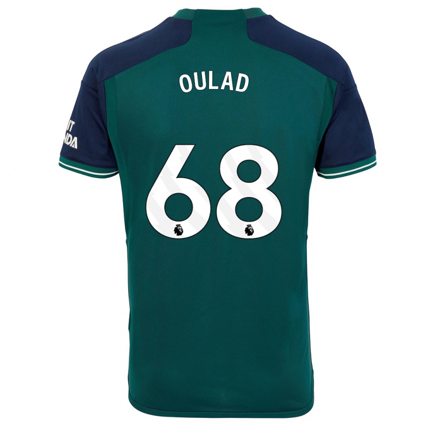 Mujer Camiseta Salah-Eddine Oulad M'hand #68 Verde Equipación Tercera 2023/24 La Camisa Argentina