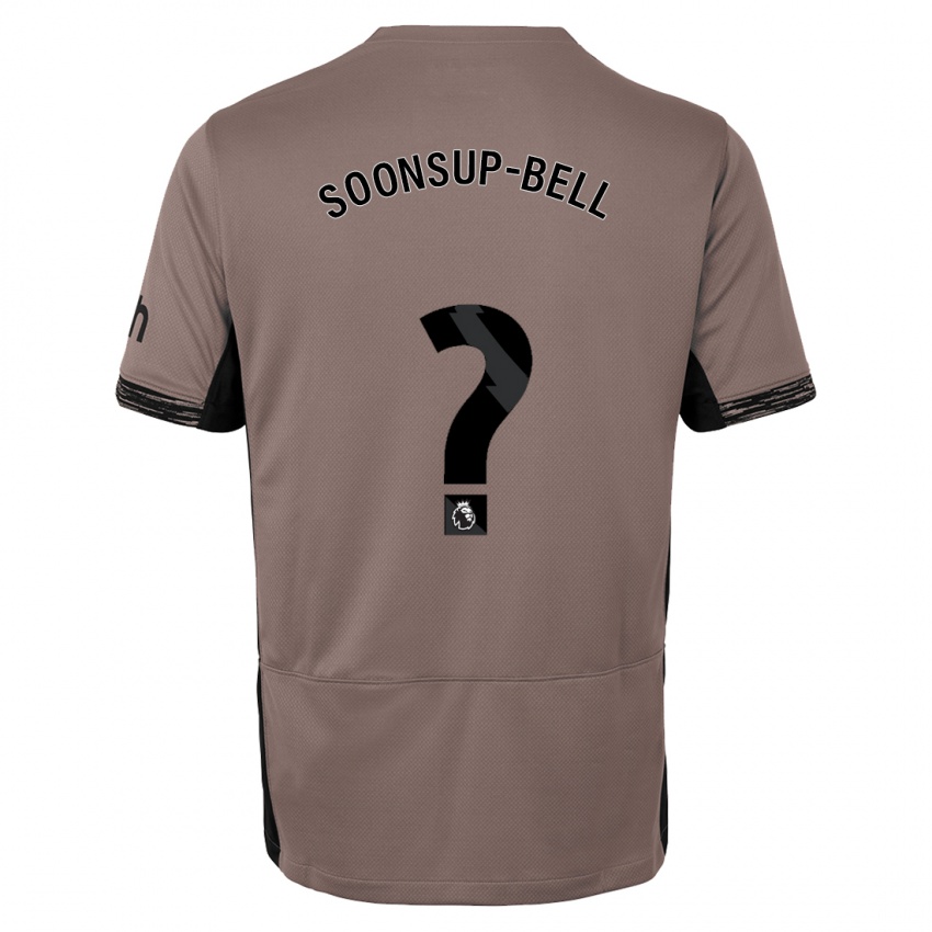 Mujer Camiseta Jude Soonsup-Bell #0 Beige Obscuro Equipación Tercera 2023/24 La Camisa Argentina