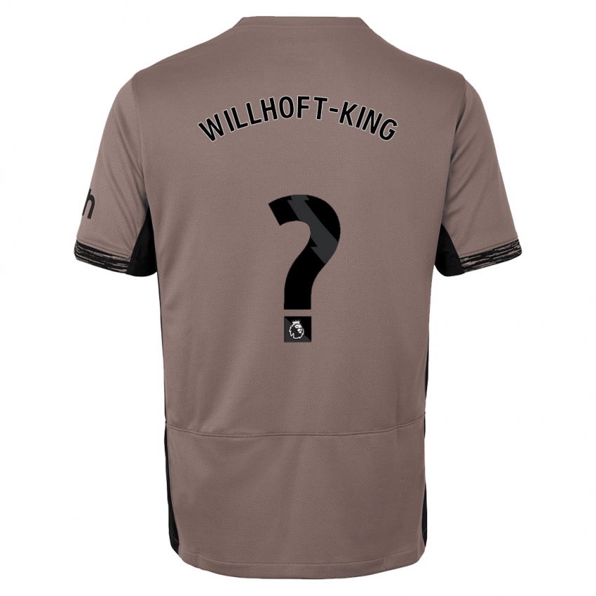 Mujer Camiseta Han Willhoft-King #0 Beige Obscuro Equipación Tercera 2023/24 La Camisa Argentina