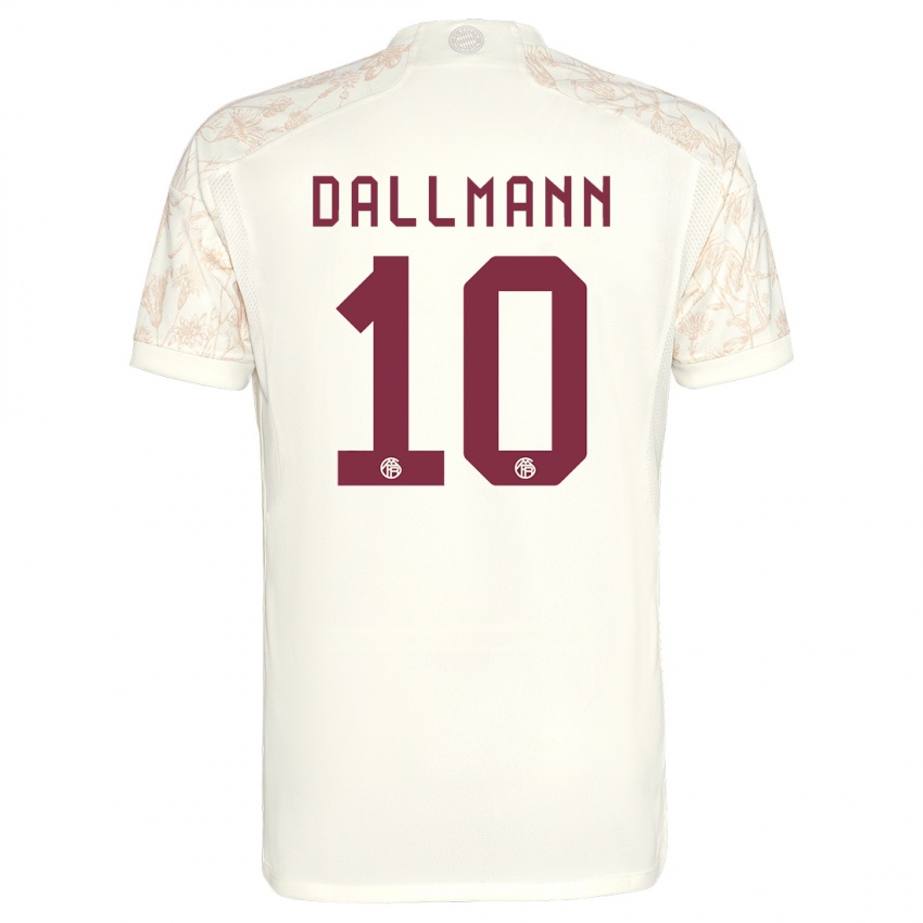 Mujer Camiseta Linda Dallmann #10 Blanquecino Equipación Tercera 2023/24 La Camisa Argentina