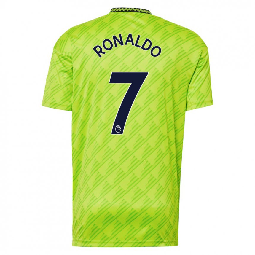 Hombre Camiseta Cristiano Ronaldo #7 Verde Claro Equipación
