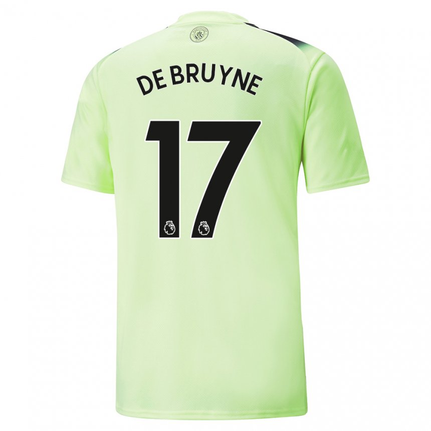 Hombre Camiseta De Bruyne #17 Gris Oscuro Equipación Tercera 2022/23 La Argentina