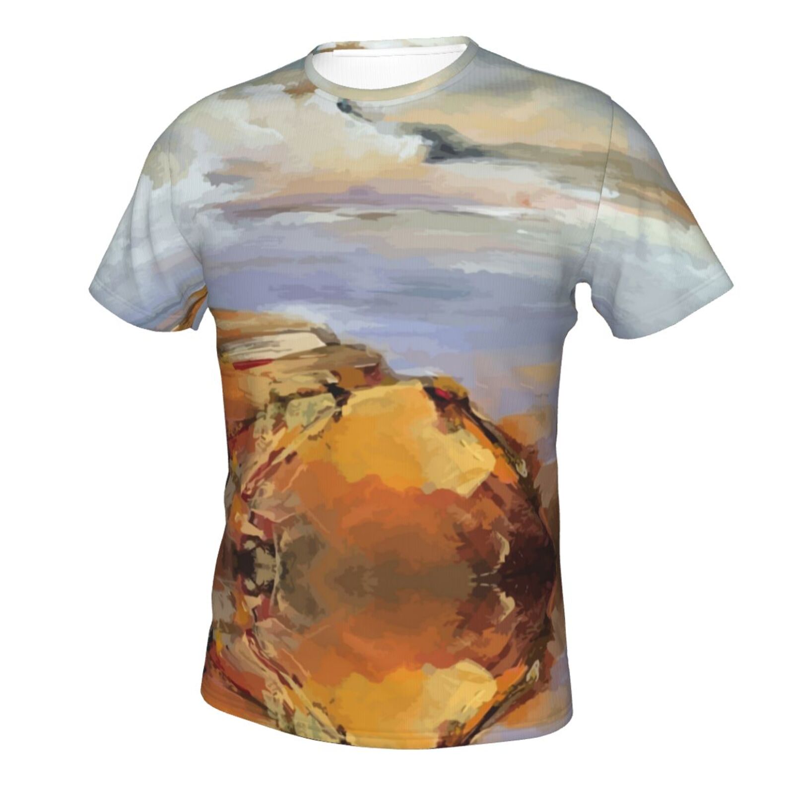 Camiseta Argentina Clásica Elementos De Pintura De Yellow Rocks